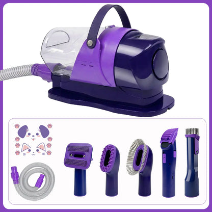 Anlecity 6-In-1 Pet Grooming Vacuum Kit for Dogs Cats, 3L Large Cup, 3 Suction Modes, Low Noise Dog Hair Vacuum Trimmer with 3-15Mm Guide Combs, 99% Hair Captured All-In-One Home Pet Groomer Remover #Petgrooming #Tiktokmademebuyit